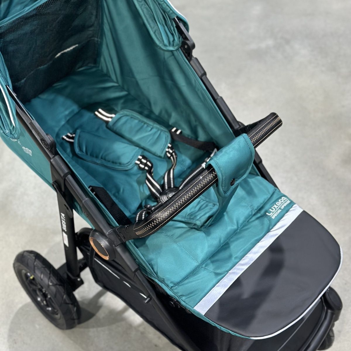 Прогулочная коляска luxmom v1 бирюзовый