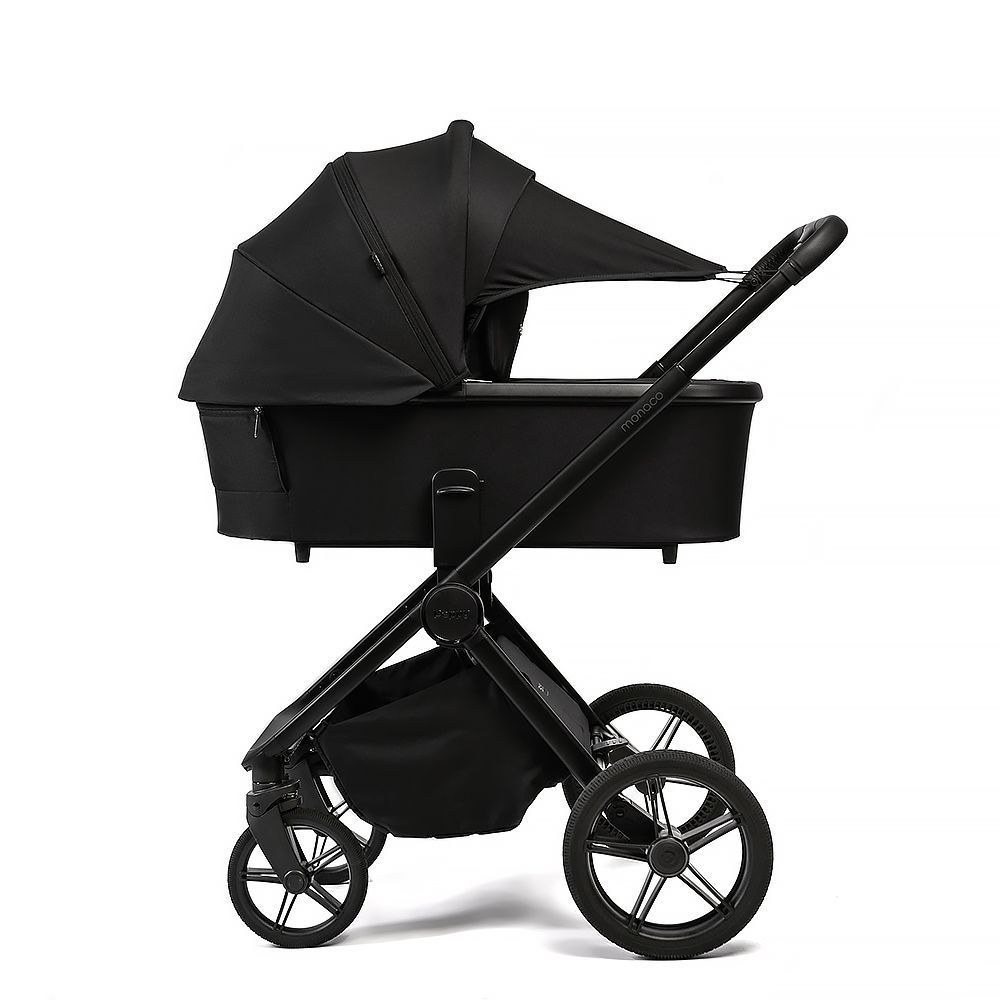 Коляска 2в1 Peppy Monaco Plus Black (рама черная)