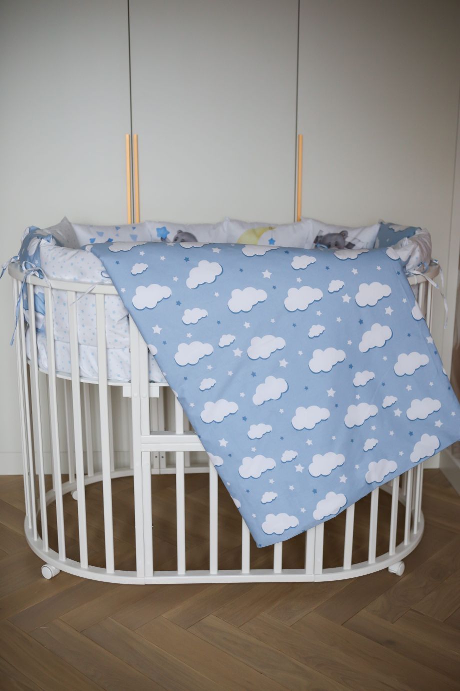 Комплект 17 предметов "малыш на луне голубой"