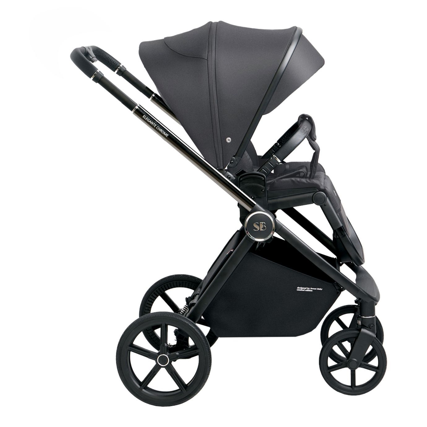 Прогулочная коляска Elegante Chrome Grey