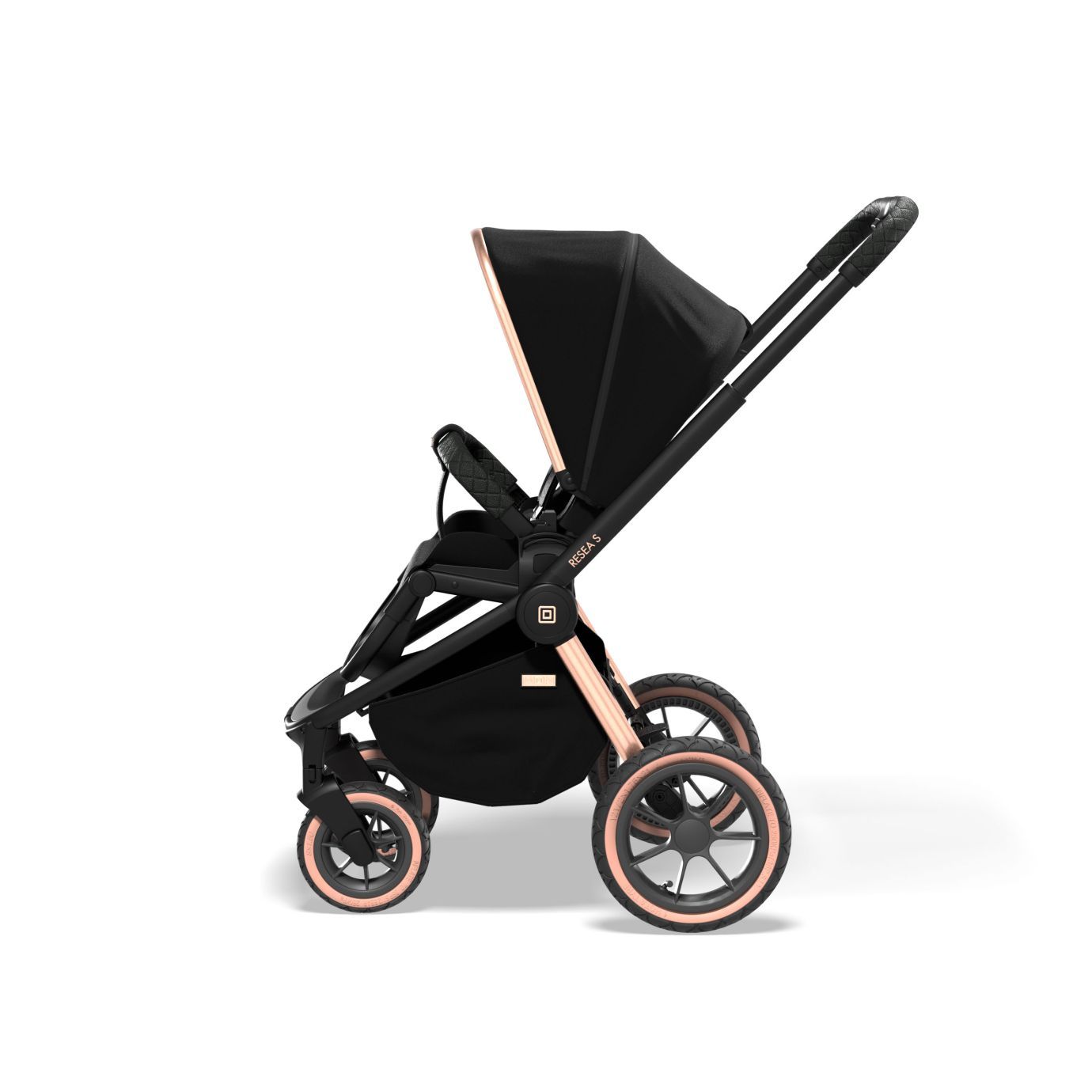 Коляска 2в1 Moon Resea S Rosegold