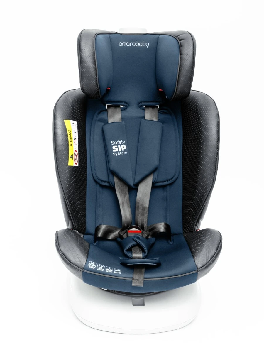 Автокресло детское CHAMPION, Isofix класс D, группа 0+/1/2/3 синий