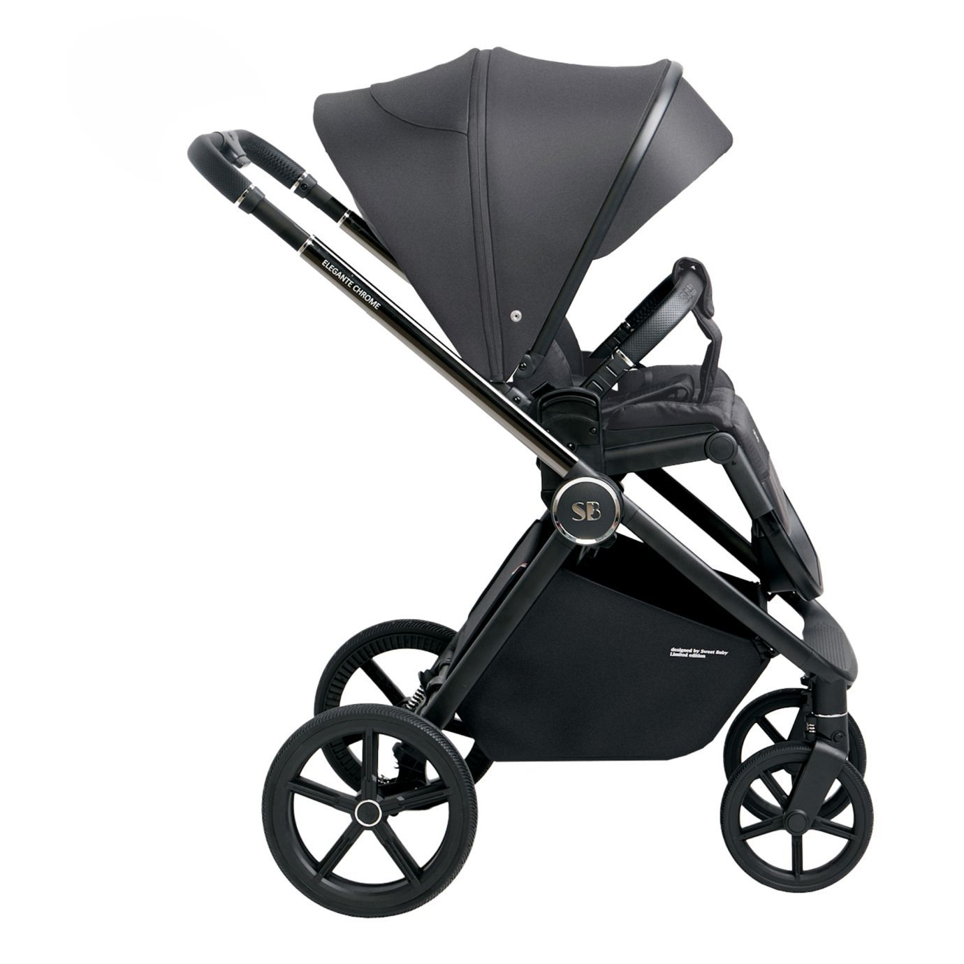 Прогулочная коляска Elegante Chrome Grey