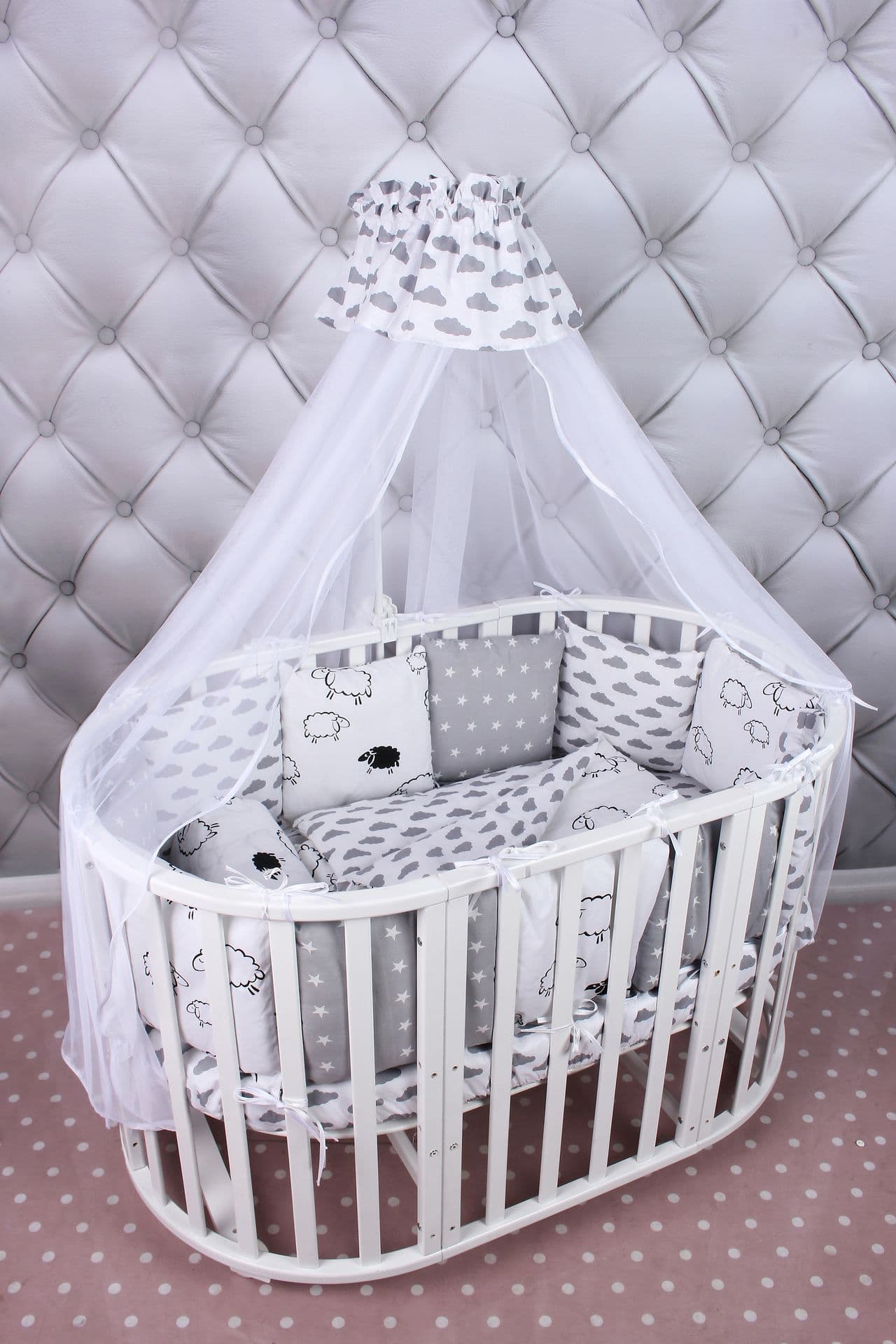 Комплект в кроватку барашки