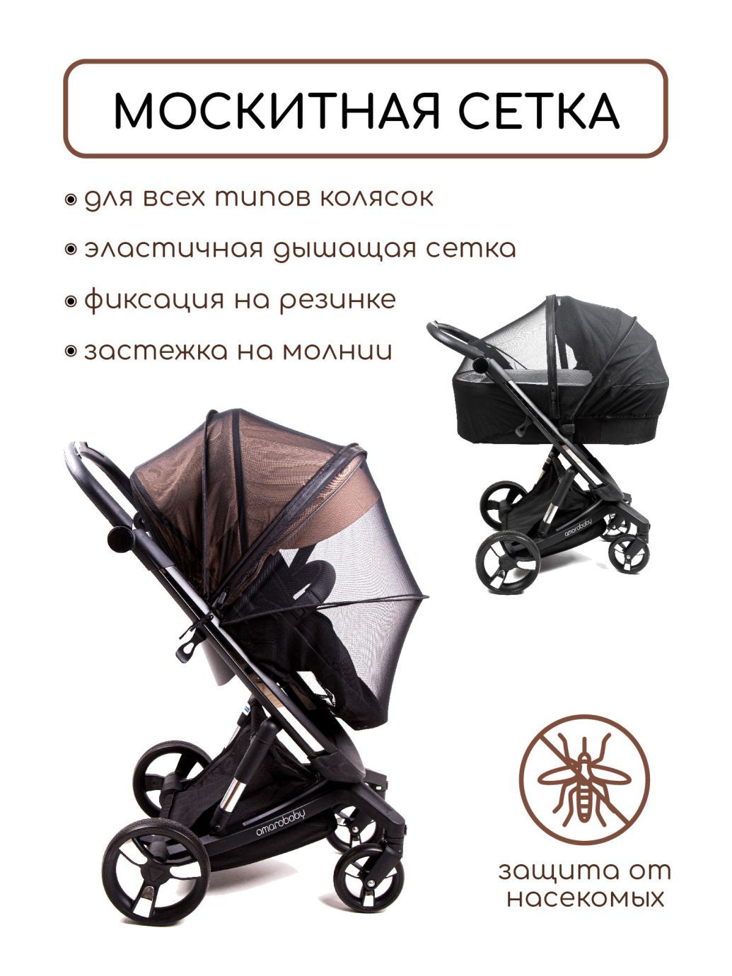 Москитная сетка черная