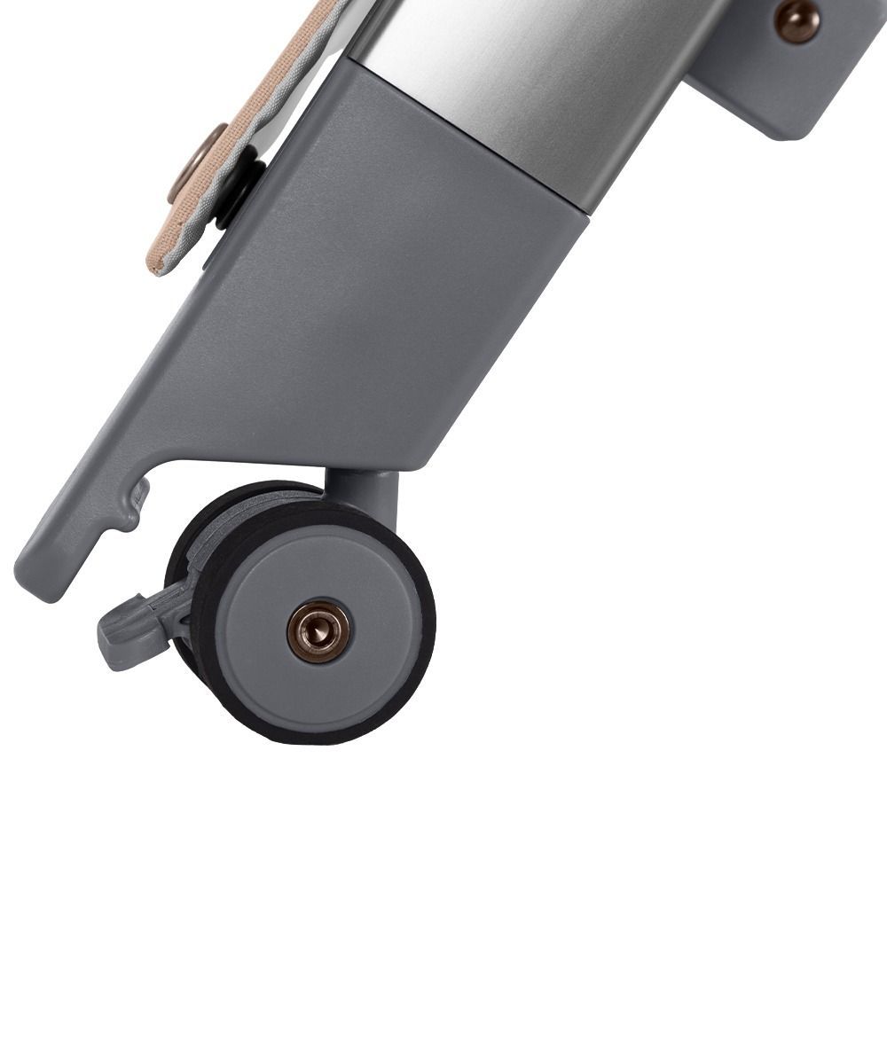 Приставная кроватка Aria 2 в 1 серый