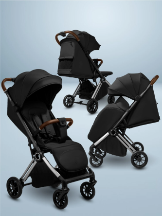 Прогулочная коляска Handy, черный/серебряный