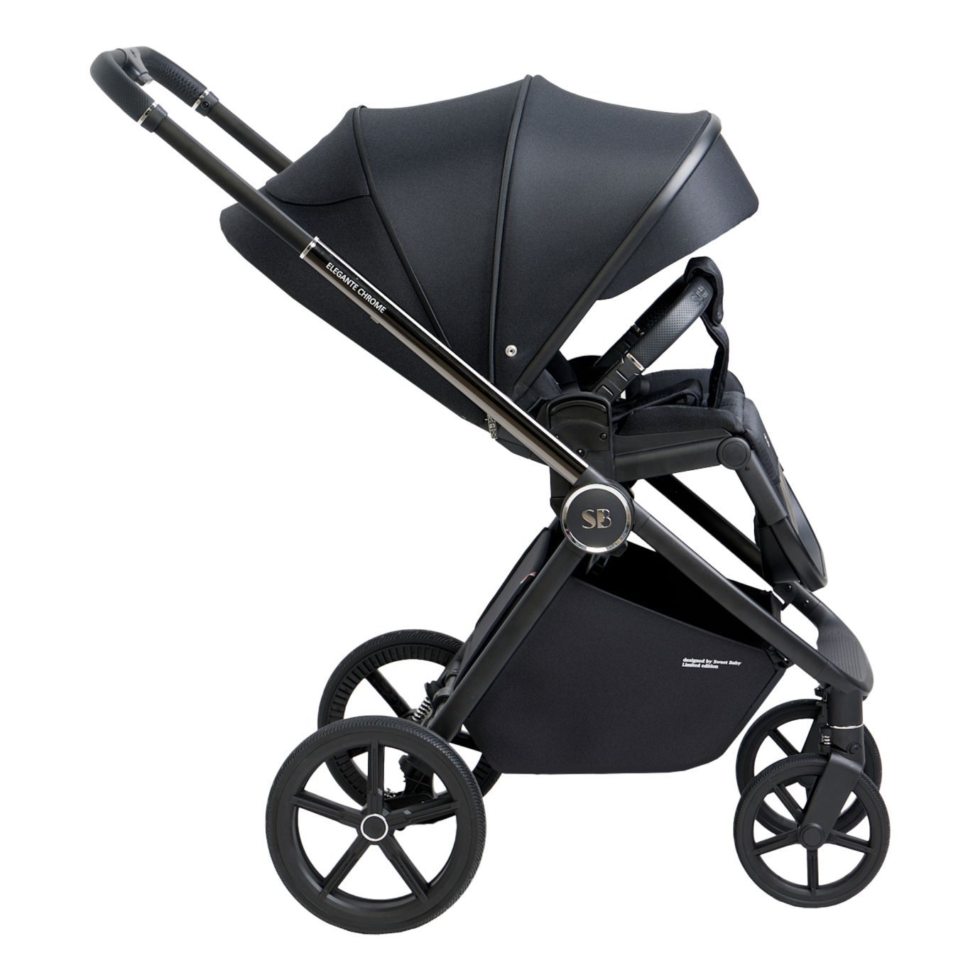 Прогулочная коляска Elegante Chrome Black