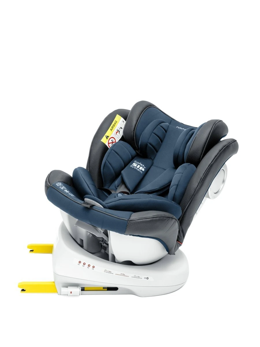 Автокресло детское CHAMPION, Isofix класс D, группа 0+/1/2/3 синий