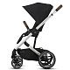 Cybex Balios S Lux SLV Коляска прогулочная Deep Black с дождевиком