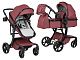 Коляска трансформер Aimile Adventurer бургунди