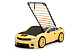 Кровать машина объемная (3d) EVO "Camaro" желтый