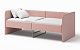 Кровать-диван "Donny" розовый