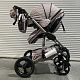 Коляска-трансформер 3в1 LUXMOM 555 Коричневый