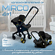 Коляска-автокресло BubaGO Mirco 4в1 black