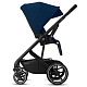 Cybex Balios S Lux SLV Коляска прогулочная Deep Black с дождевиком