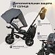Велосипед трехколесный Qplay S702 NOVA DELUXE Stone Grey (Lux/Black)