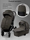 Коляска детская из экокожи 2в1 Motus Premium Ecco, серый