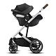 Cybex Balios S Lux SLV Коляска прогулочная Deep Black с дождевиком