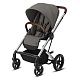 Cybex Balios S Lux SLV Коляска прогулочная Deep Black с дождевиком