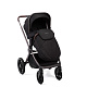 Коляска 2в1 Peppy Monaco Thermo Black (рама серо-коричневая)