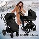 Коляска 2в1 Sweet Baby Nuvola Moon Black