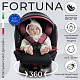 Автокресло группа 0123 (0-36) Fortuna 360 SPS Isofix Wine/Black