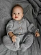 Комбинезон вязаный детский Pure Love Little, демисезонный, серый