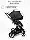 Коляска детская из экокожи 2 в 1 TUTUM черная