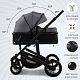Коляска-трансформер Amare GL Grey