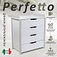Пеленальный комод Perfetto Белый/Кашемир