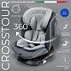 Автокресло группа (0-36) Crosstour 360 SPS Isofix Grey