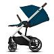 Cybex Balios S Lux SLV Коляска прогулочная Deep Black с дождевиком
