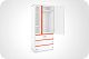 Шкаф Q-bix 33 БМВ белый