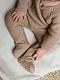 Комплект вязаный детский штанишки с кофточкой Pure Love Set, демисезонный, бежевый