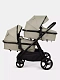 Коляска-трансформер для двойни и погодок Rant Dualo BEIGE