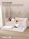 Диван - кровать 160х80 см Crecker ткань Микровелюр