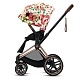 Прогулочная коляска Cybex Priam III FE Spring Blossom Light