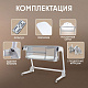 Колыбель Nuovita Accanto Bello Grey