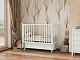 Детская кроватка incanto Lika с маятником и ящиком белый