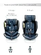 Автокресло детское CHAMPION, Isofix класс D, группа 0+/1/2/3 синий