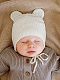 Шапка детская вязаная Pure Love Teddy, демисезонная, молочный