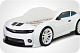Кровать машина объемная (3d) EVO "Camaro" белый