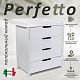Пеленальный комод Perfetto Белый/белый