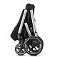 Cybex Balios S Lux SLV Коляска прогулочная Deep Black с дождевиком