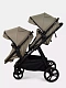 Коляска-трансформер для двойни и погодок Rant Dualo BROWN
