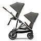 Прогулочная коляска для двойни Cybex Gazelle S BLK 2024