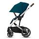 Cybex Balios S Lux SLV Коляска прогулочная Deep Black с дождевиком
