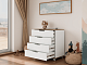 Комод LUNNA BREEZE 800/4 МДФ (органайзер)