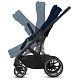 Cybex Balios S Lux SLV Коляска прогулочная Deep Black с дождевиком